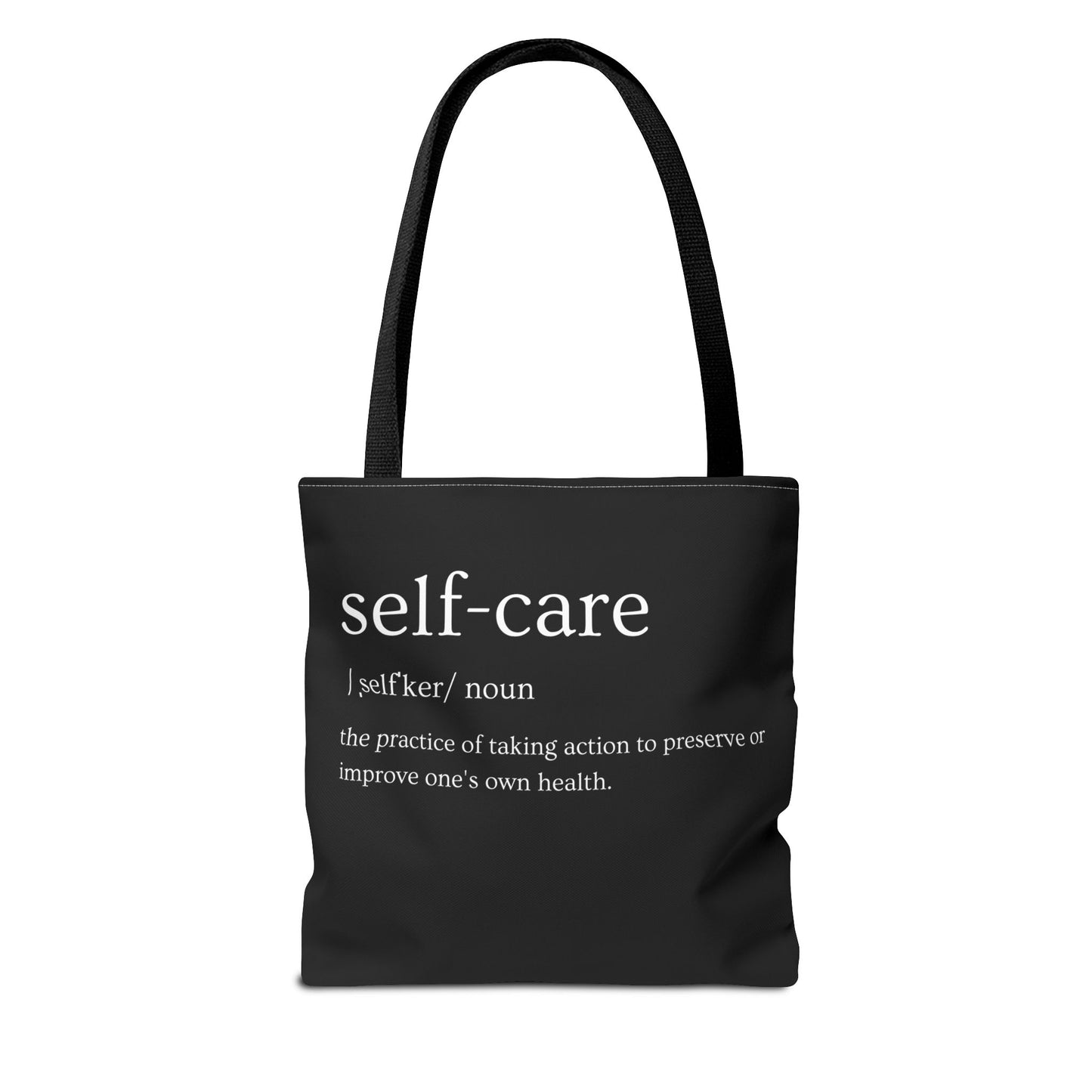Stylish Self-Care Tote Bag, Minimalist Fashion Accessory, Gift for Her, Everyday Use, Self-Love Inspirational Bag