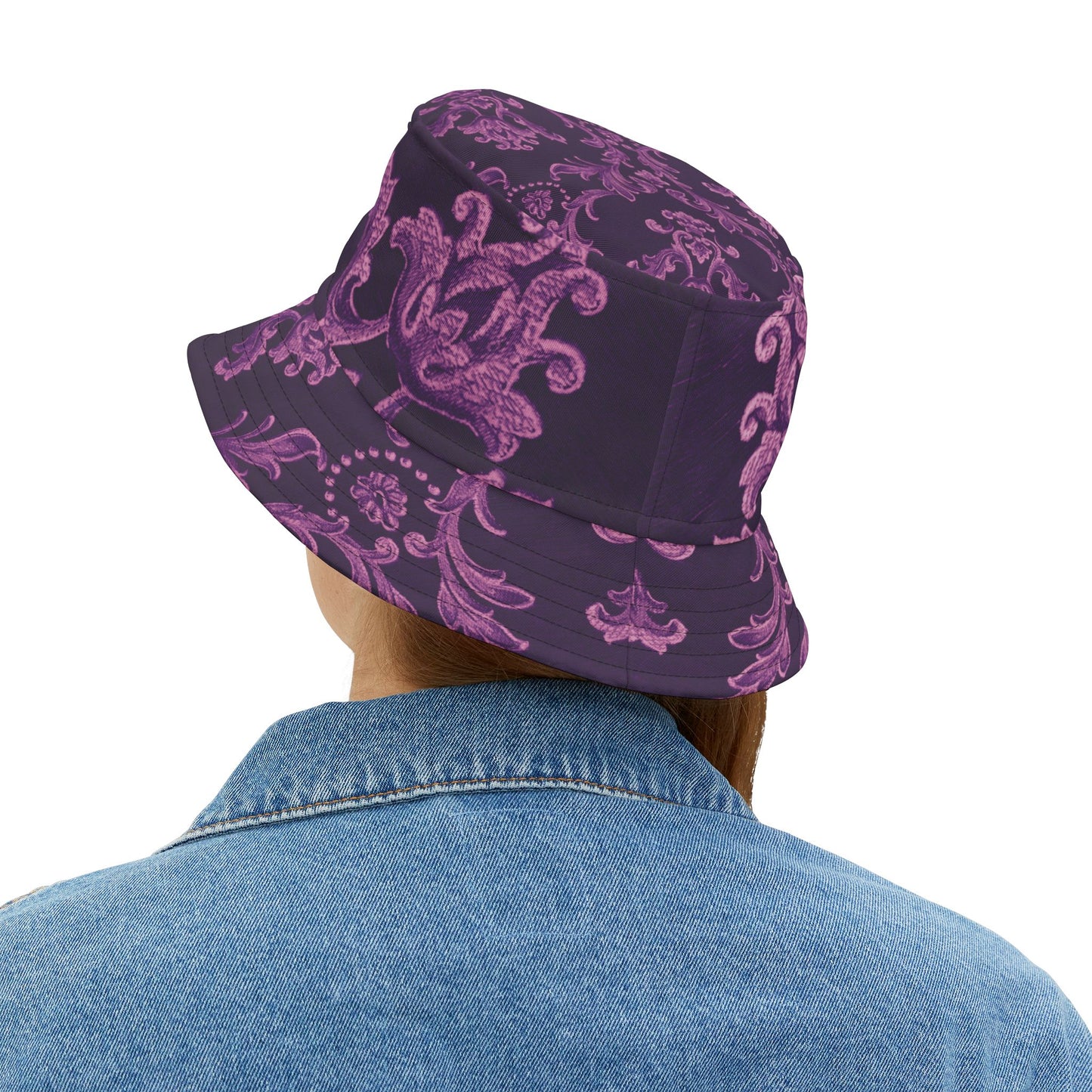 Chic Floral Bucket Hat, Summer Sun Hat, Trendy AOP Hat, Beach Accessory, Gift for Her, Festival Fashion Headwear