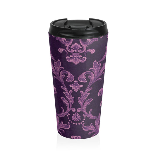 Elegant Floral Stainless Steel Travel Mug | Coffee Lover Gift, Personalized Tumbler, Home and Office Decor, Stylish Drinkware, Travel [...]
