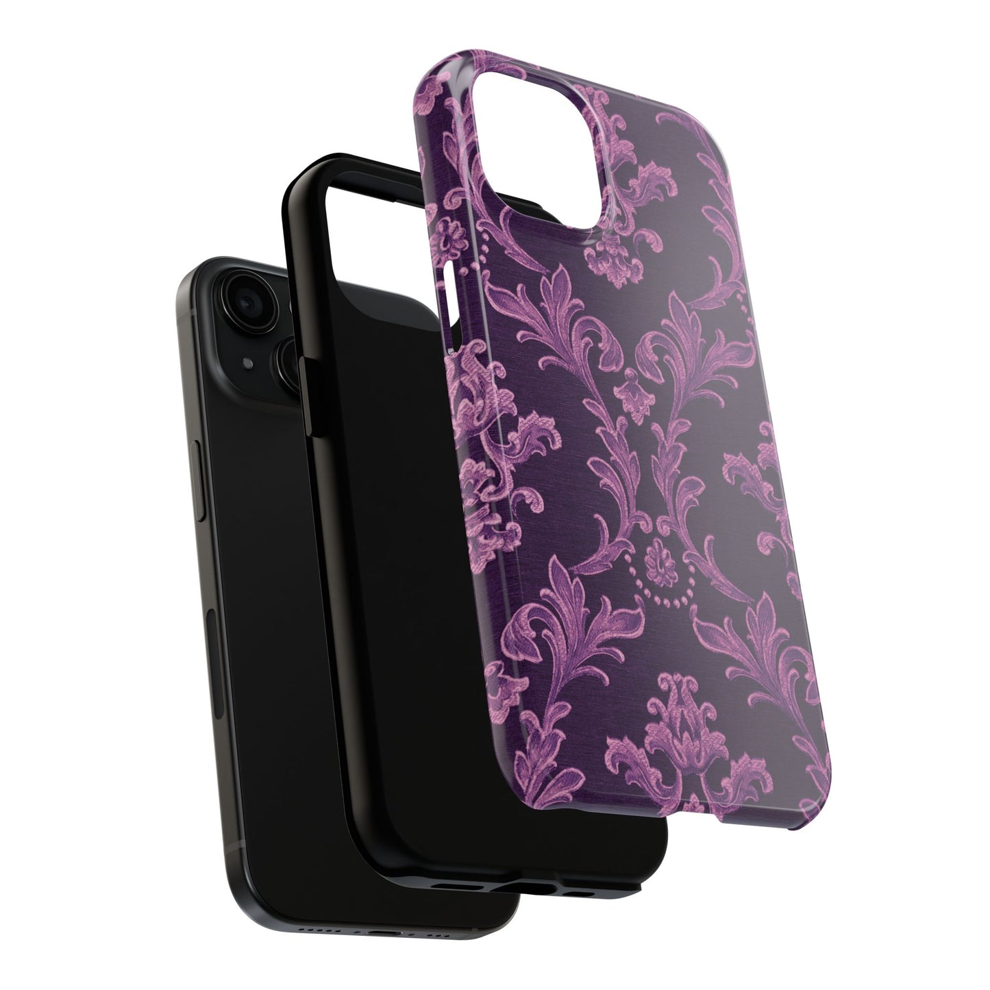 Elegant Floral Tough Phone Cases - Stylish Protection for Everyday Use, Ideal Gift for Tech Lovers, Birthday, Holiday, and Special Occasions