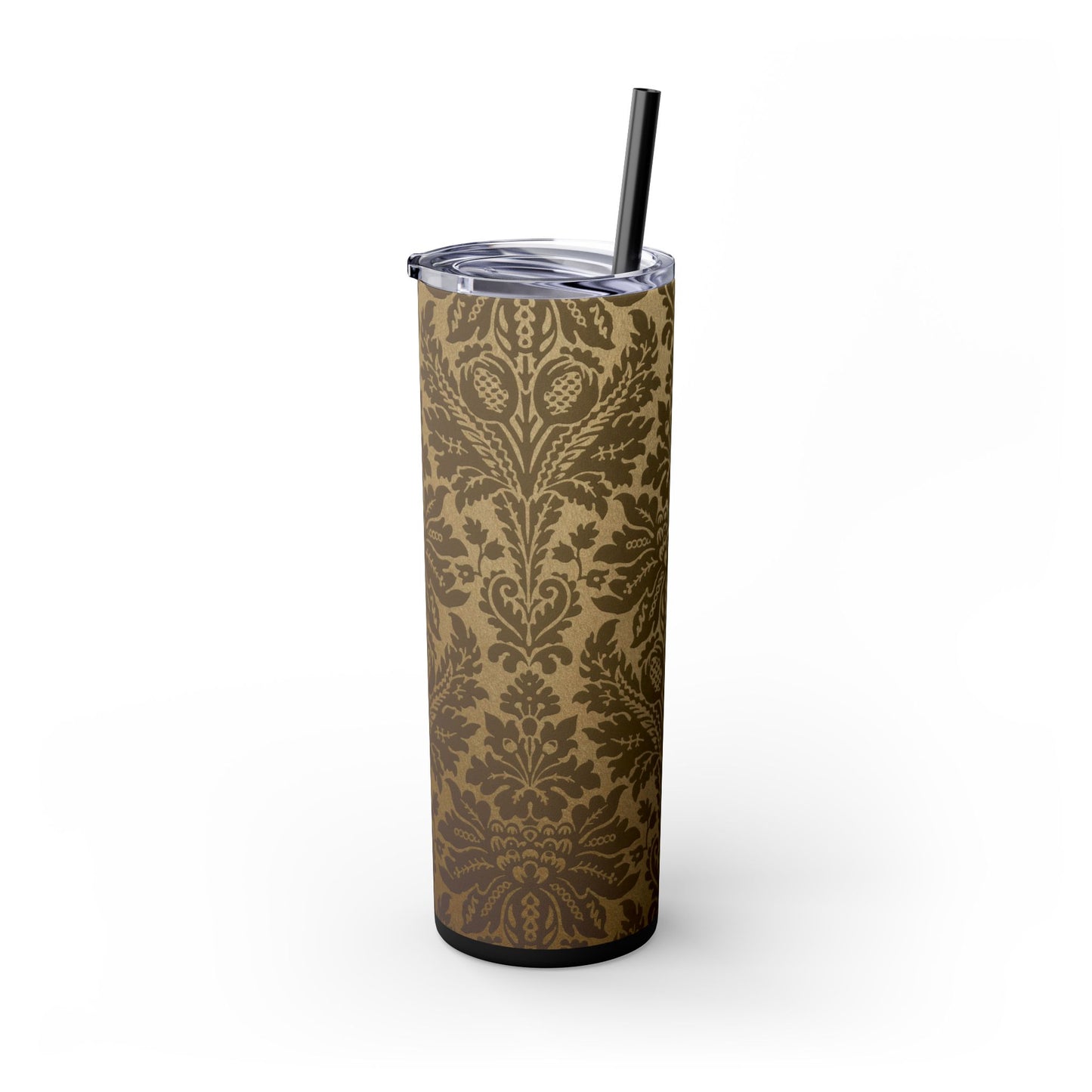 Elegant Vintage Skinny Tumbler with Straw, 20oz, Insulated Drinkware for Special Occasions, Home Office Accessory, Gift Idea, Travel [...]