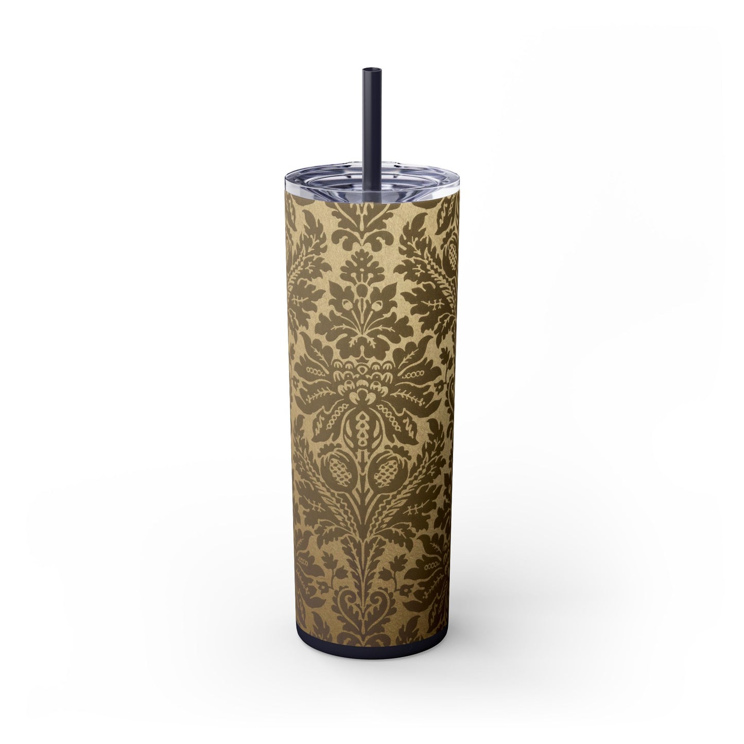 Elegant Vintage Skinny Tumbler with Straw, 20oz, Insulated Drinkware for Special Occasions, Home Office Accessory, Gift Idea, Travel [...]