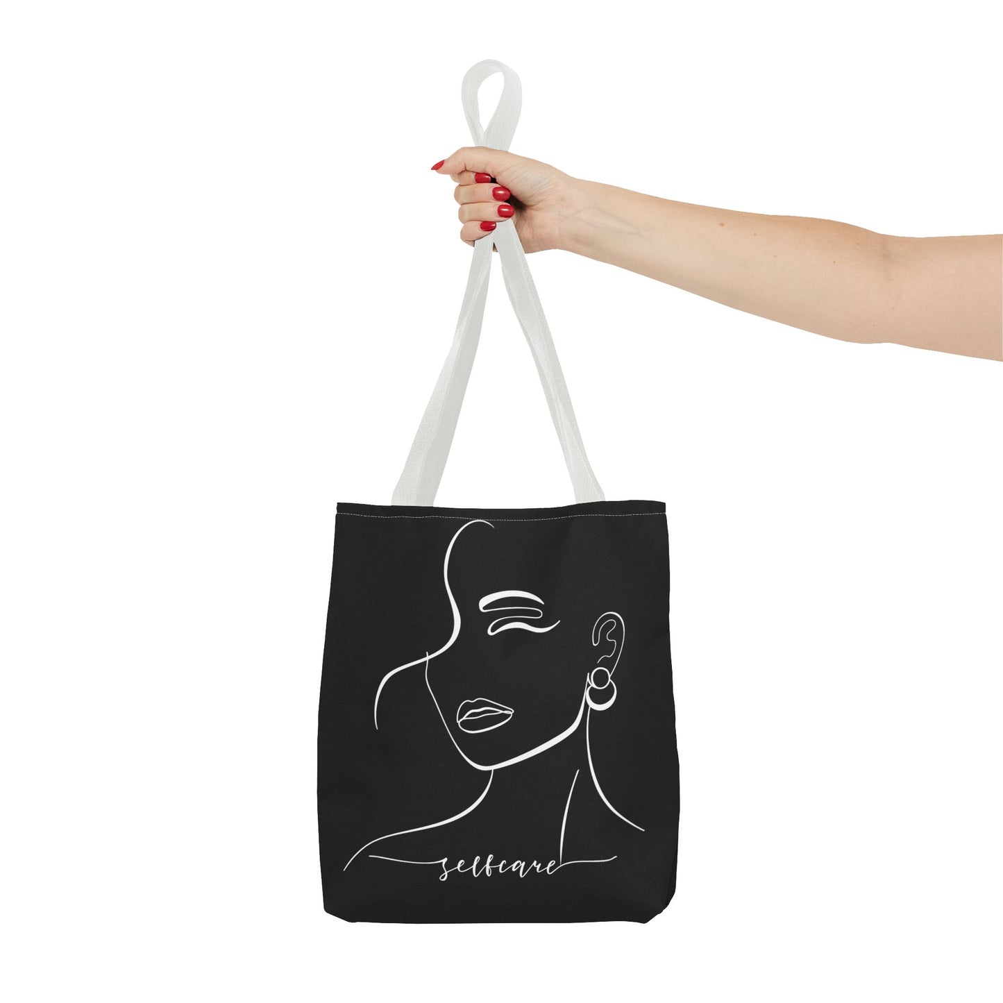 Stylish Self-Care Tote Bag, Minimalist Fashion Accessory, Gift for Her, Everyday Use, Self-Love Inspirational Bag