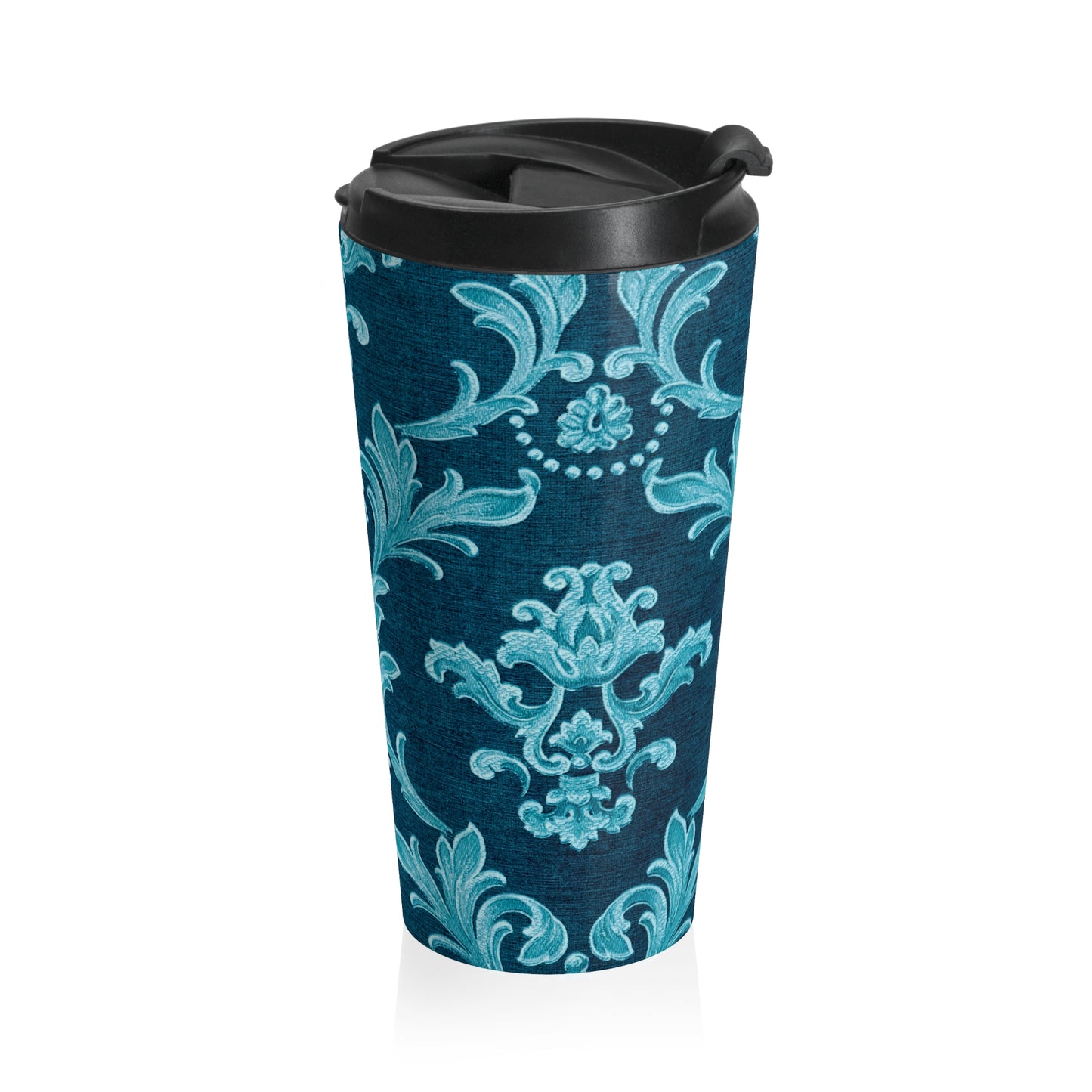Elegant Floral Travel Mug, Insulated Coffee Cup, Eco-Friendly Drinkware, Perfect Gift for Tea Lovers, Stylish Travel Accessory
