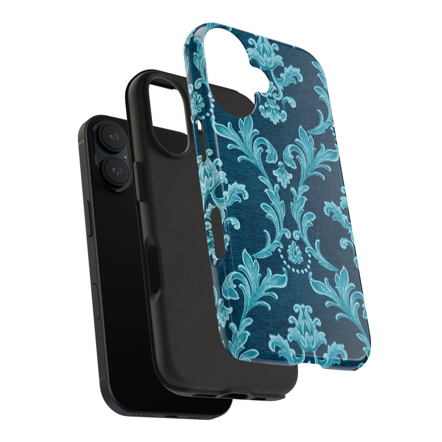 Elegant Floral Tough Phone Cases, Stylish Tech Accessories, Durable Protection, Unique Gift Idea, Trendy Phone Cover