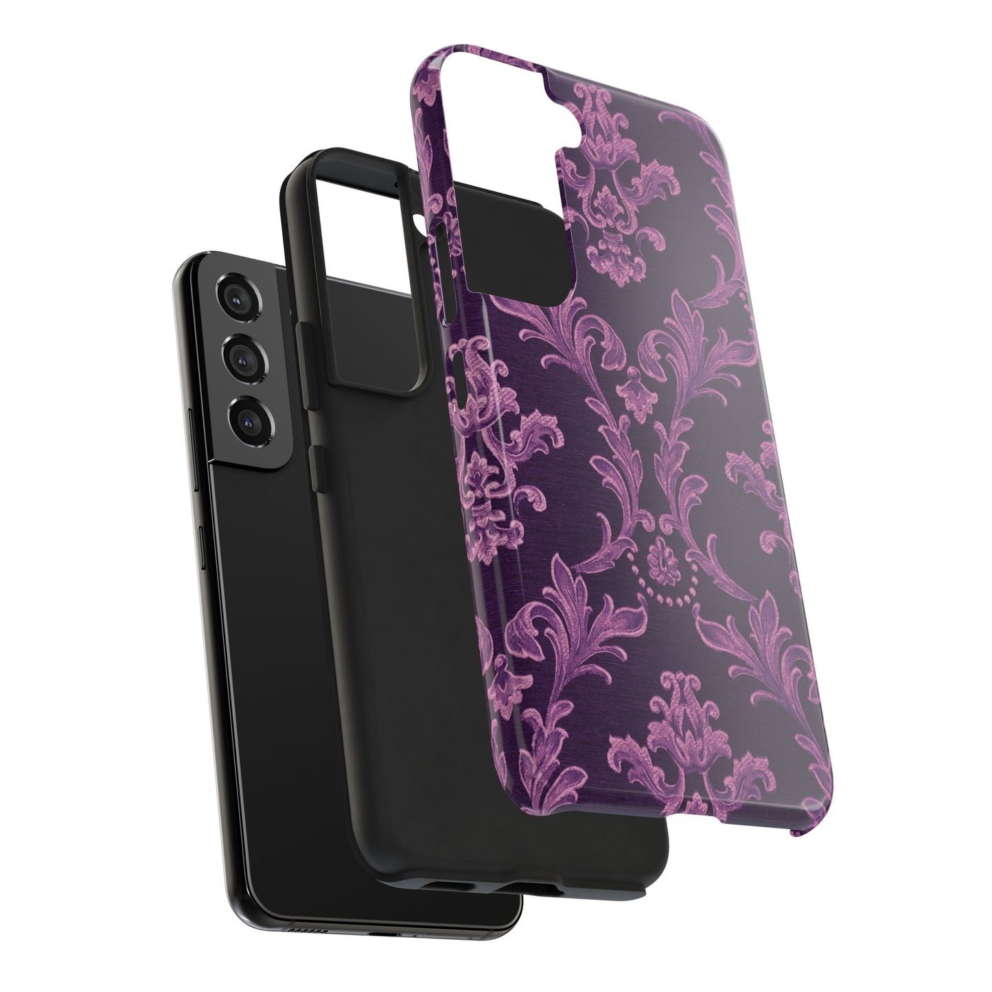 Elegant Floral Tough Phone Cases - Stylish Protection for Everyday Use, Ideal Gift for Tech Lovers, Birthday, Holiday, and Special Occasions