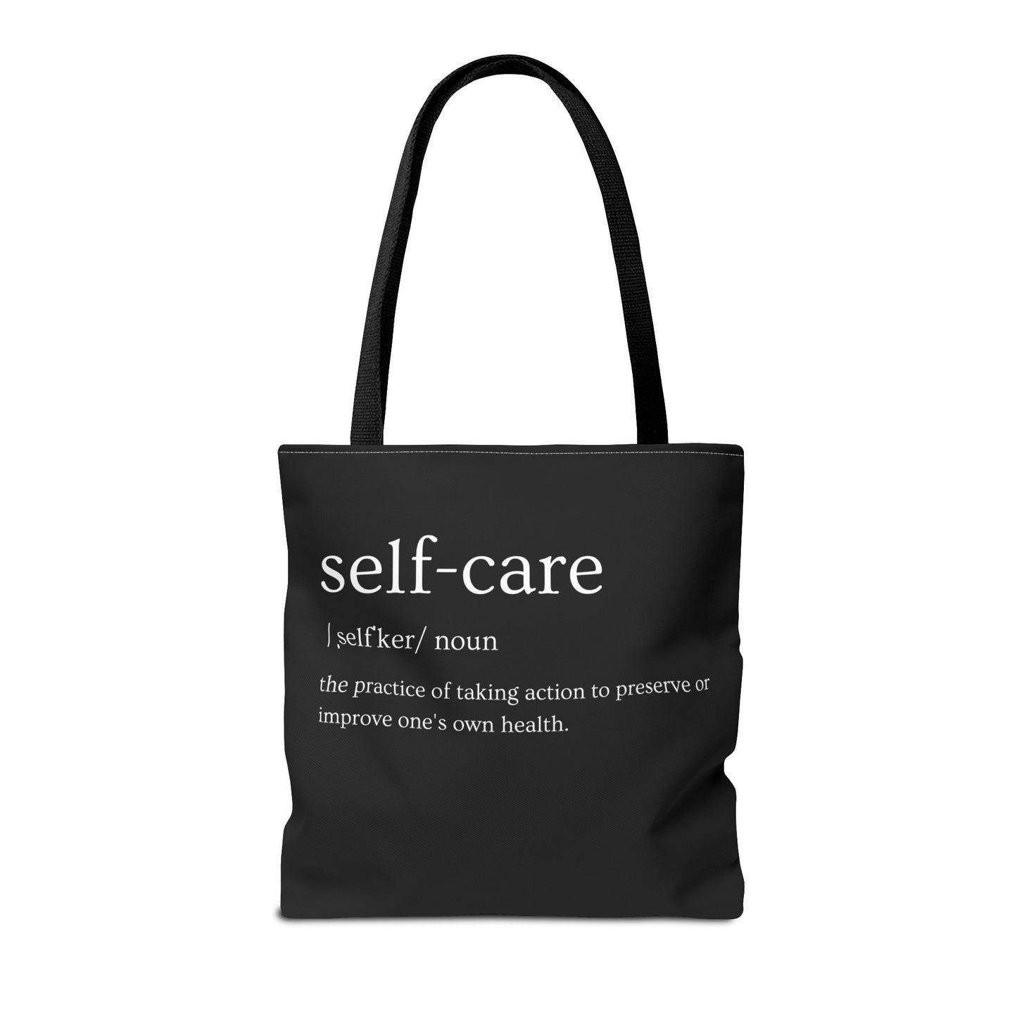Stylish Self-Care Tote Bag, Minimalist Fashion Accessory, Gift for Her, Everyday Use, Self-Love Inspirational Bag