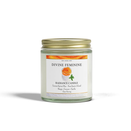 Scented Candles, Coconut Apricot Wax (4oz, 9oz)
