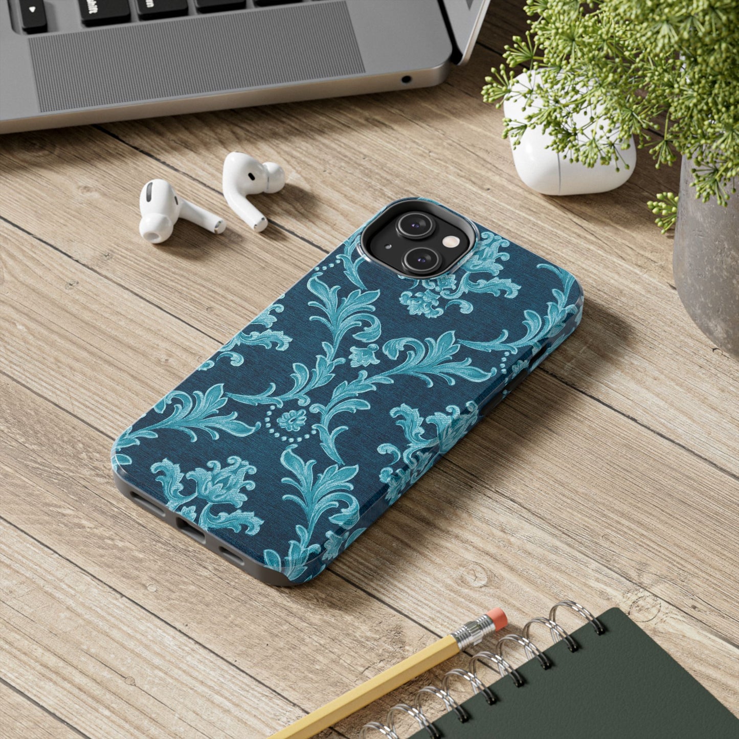 Elegant Floral Tough Phone Cases, Stylish Tech Accessories, Durable Protection, Unique Gift Idea, Trendy Phone Cover