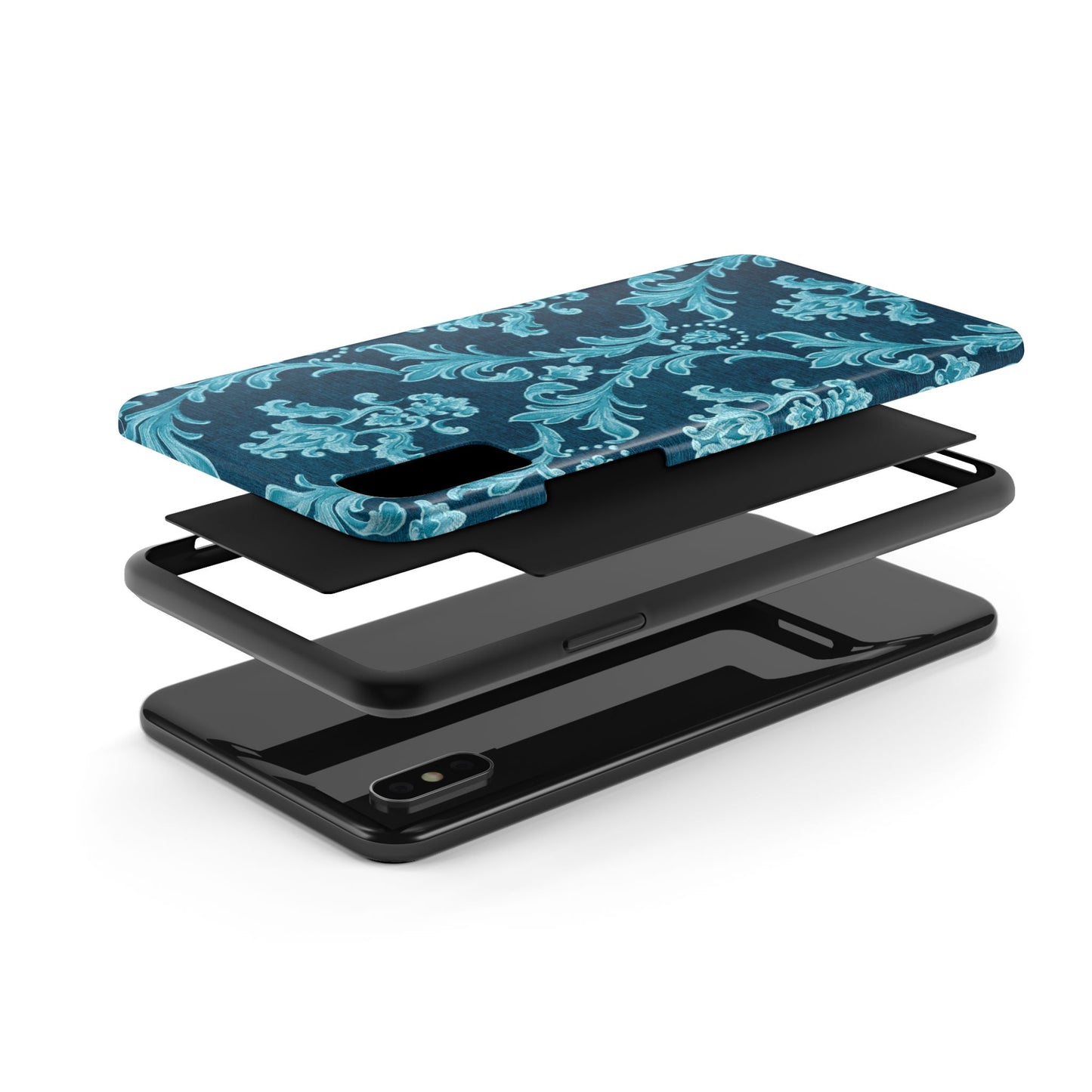 Elegant Floral Tough Phone Cases, Stylish Tech Accessories, Durable Protection, Unique Gift Idea, Trendy Phone Cover