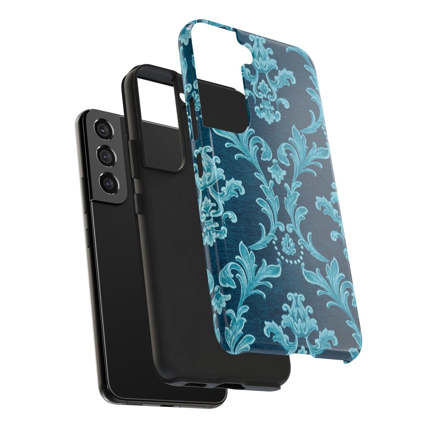 Elegant Floral Tough Phone Cases, Stylish Tech Accessories, Durable Protection, Unique Gift Idea, Trendy Phone Cover