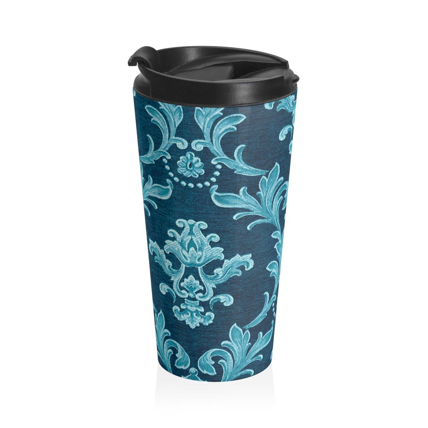 Elegant Floral Travel Mug, Insulated Coffee Cup, Eco-Friendly Drinkware, Perfect Gift for Tea Lovers, Stylish Travel Accessory