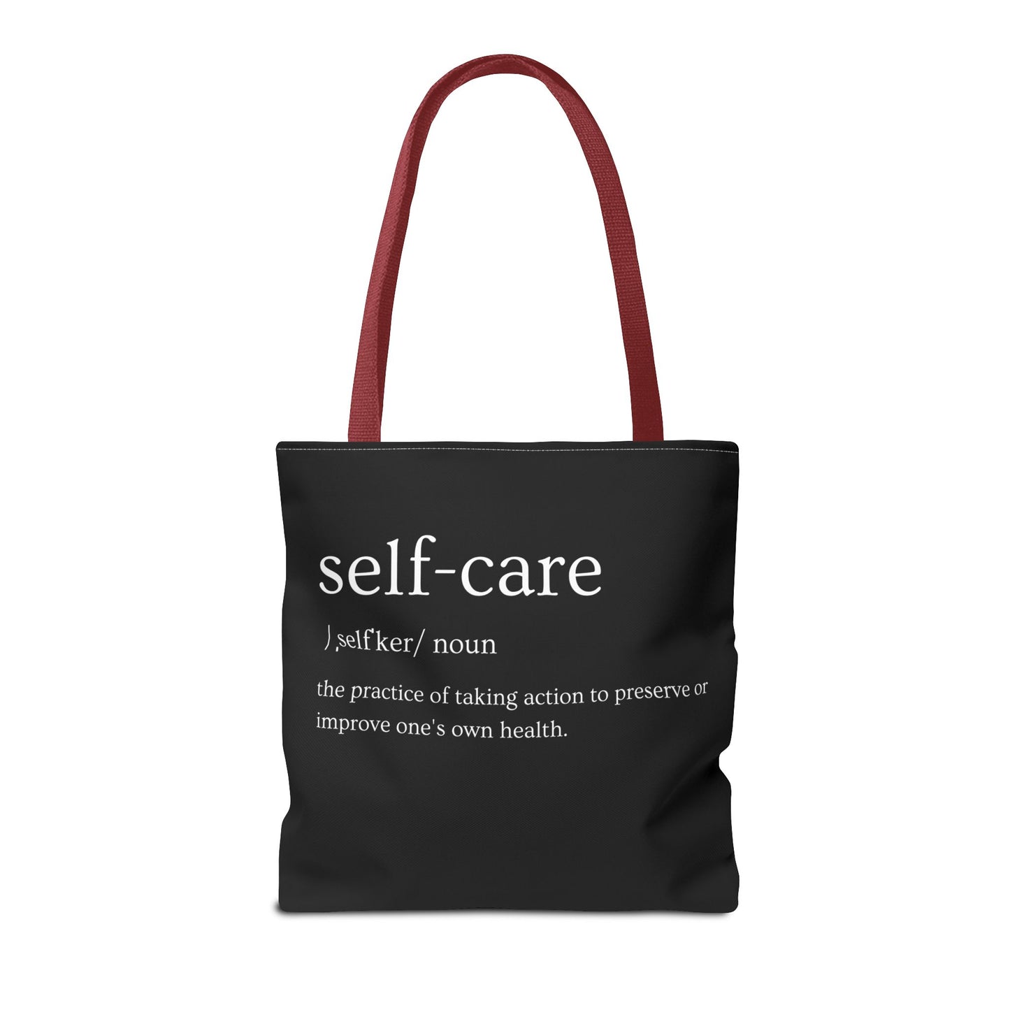 Stylish Self-Care Tote Bag, Minimalist Fashion Accessory, Gift for Her, Everyday Use, Self-Love Inspirational Bag