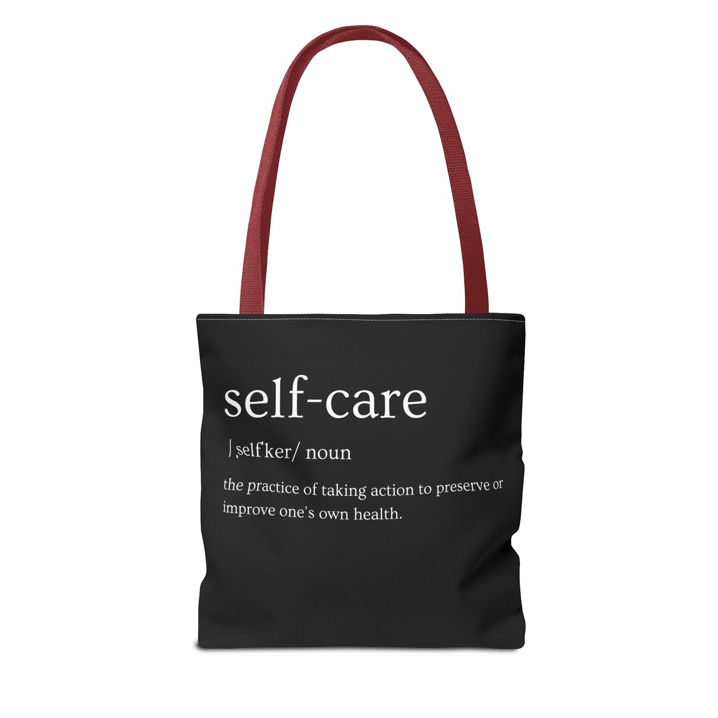 Stylish Self-Care Tote Bag, Minimalist Fashion Accessory, Gift for Her, Everyday Use, Self-Love Inspirational Bag