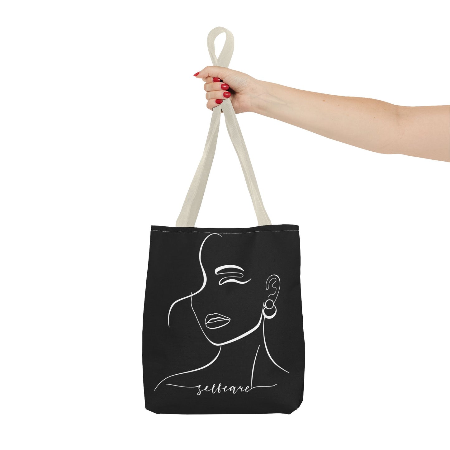 Stylish Self-Care Tote Bag, Minimalist Fashion Accessory, Gift for Her, Everyday Use, Self-Love Inspirational Bag