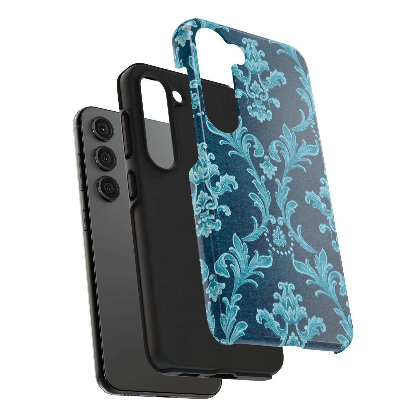 Elegant Floral Tough Phone Cases, Stylish Tech Accessories, Durable Protection, Unique Gift Idea, Trendy Phone Cover