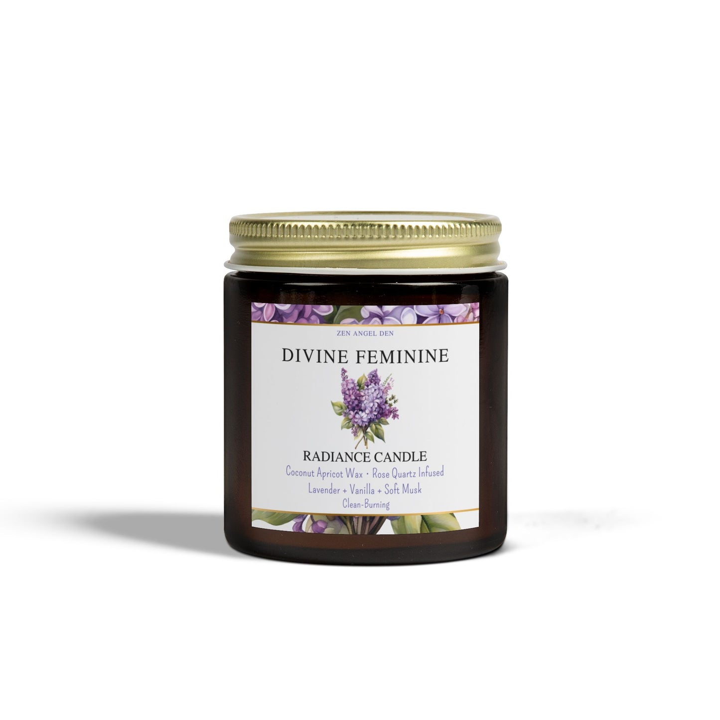 Radiance Candle Collection - Divine Feminine, Aromatherapy Candle, Eco-Friendly Wax, Lavender Vanilla, Home Decor, Gift for Her, Relaxation