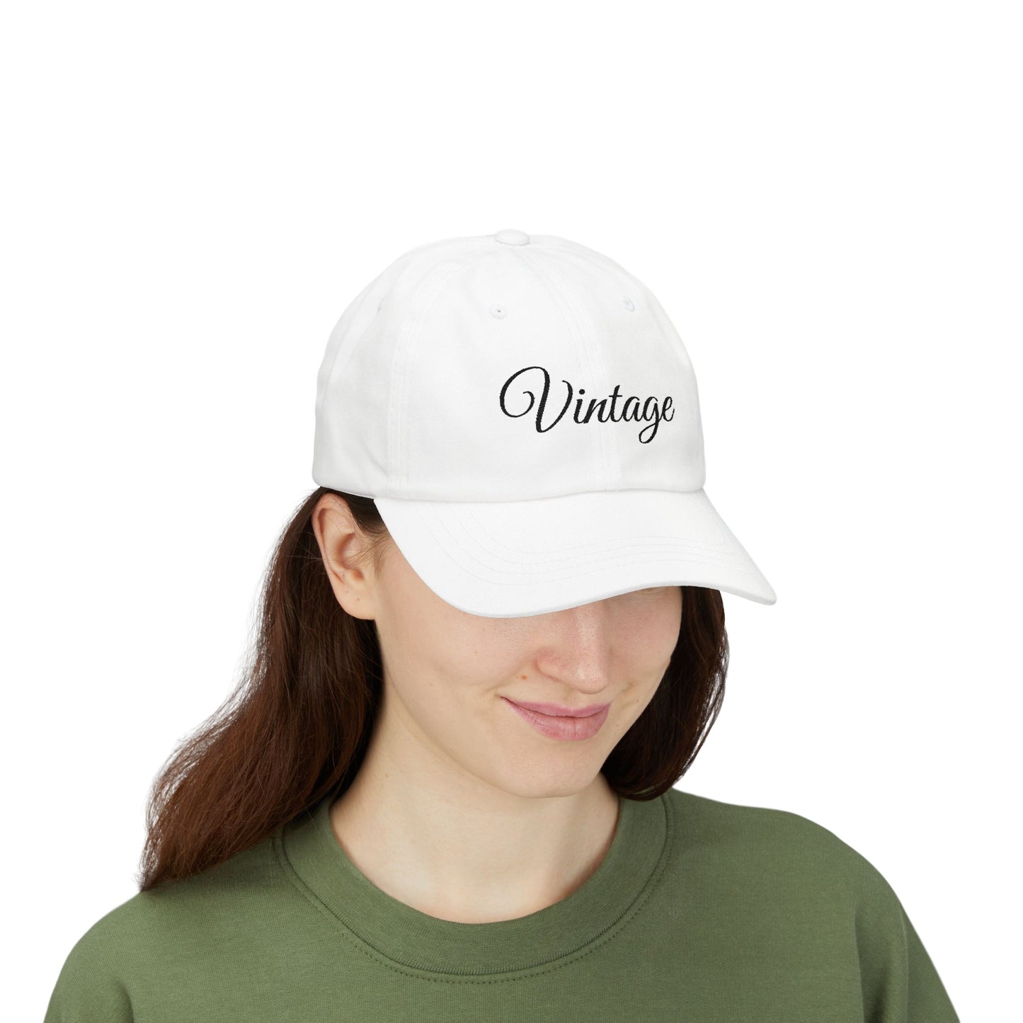Vintage Dad Cap - Classic White Baseball Hat, Perfect Gift for Father's Day, Casual Wear, Unisex Style, Trendy Accessory