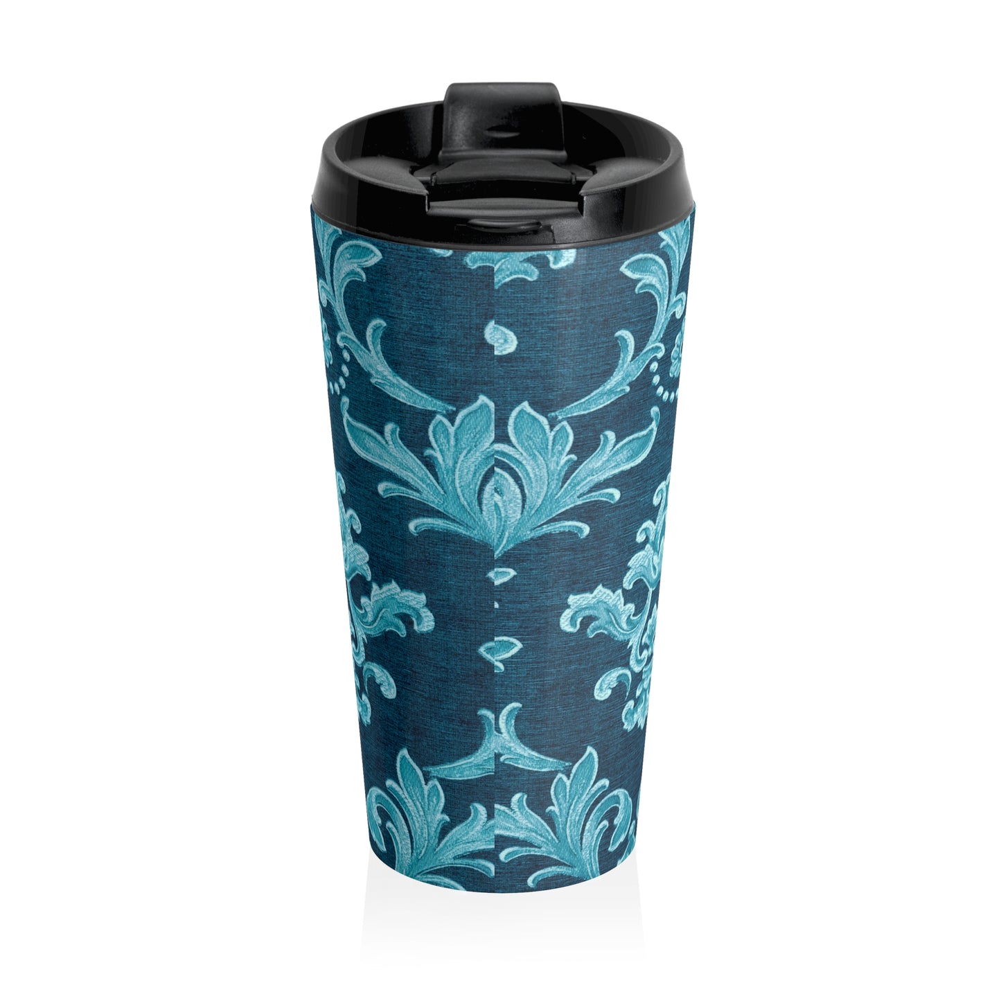 Elegant Floral Travel Mug, Insulated Coffee Cup, Eco-Friendly Drinkware, Perfect Gift for Tea Lovers, Stylish Travel Accessory