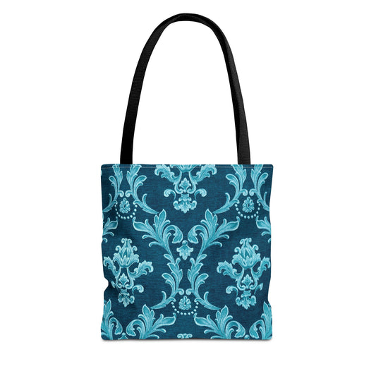 Elegant Floral Tote Bag, Reusable Shopping Bag, Eco-Friendly Carryall, Beach Tote, Gift for Her