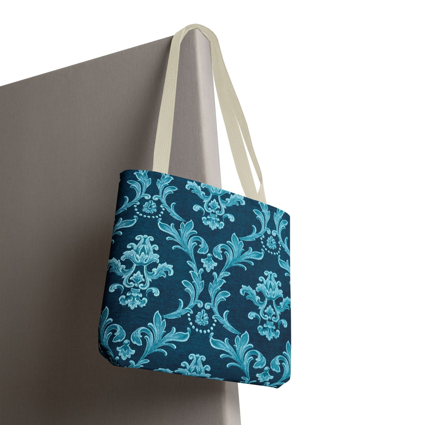 Elegant Floral Tote Bag, Reusable Shopping Bag, Eco-Friendly Carryall, Beach Tote, Gift for Her