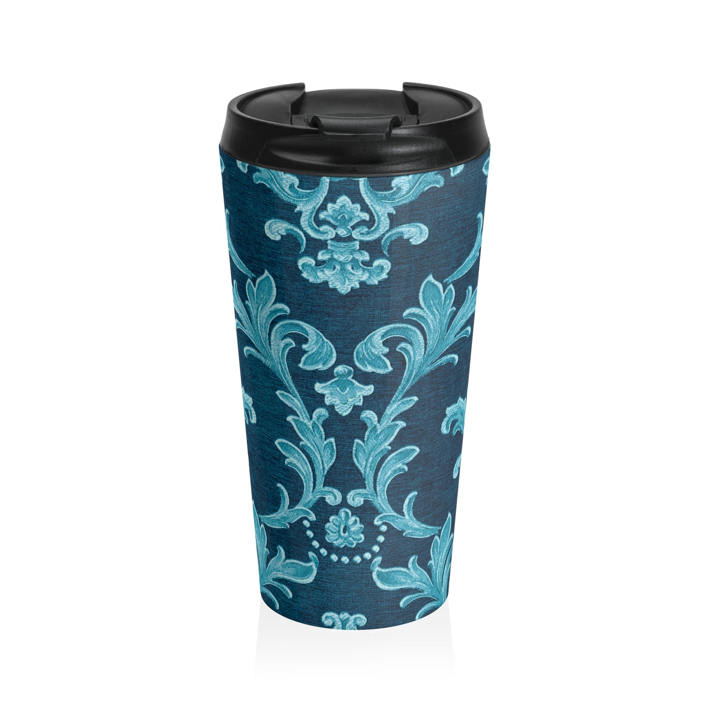 Elegant Floral Travel Mug, Insulated Coffee Cup, Eco-Friendly Drinkware, Perfect Gift for Tea Lovers, Stylish Travel Accessory