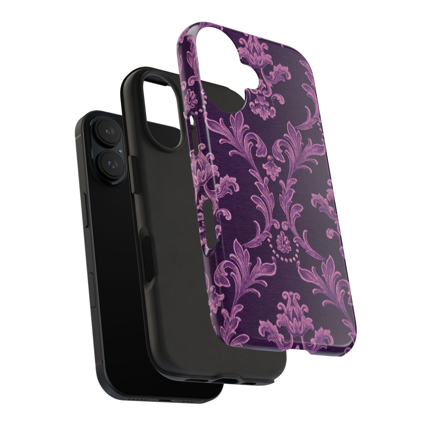 Elegant Floral Tough Phone Cases - Stylish Protection for Everyday Use, Ideal Gift for Tech Lovers, Birthday, Holiday, and Special Occasions