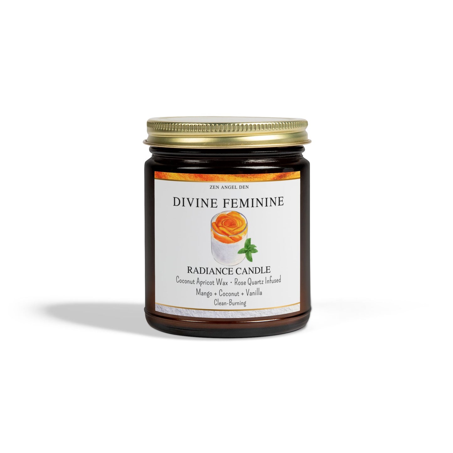 Scented Candles, Coconut Apricot Wax (4oz, 9oz)