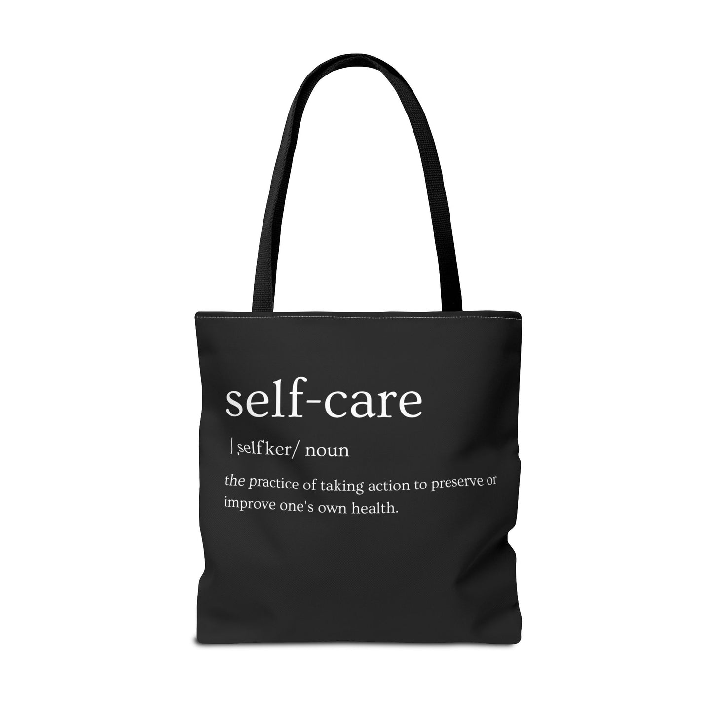 Stylish Self-Care Tote Bag, Minimalist Fashion Accessory, Gift for Her, Everyday Use, Self-Love Inspirational Bag