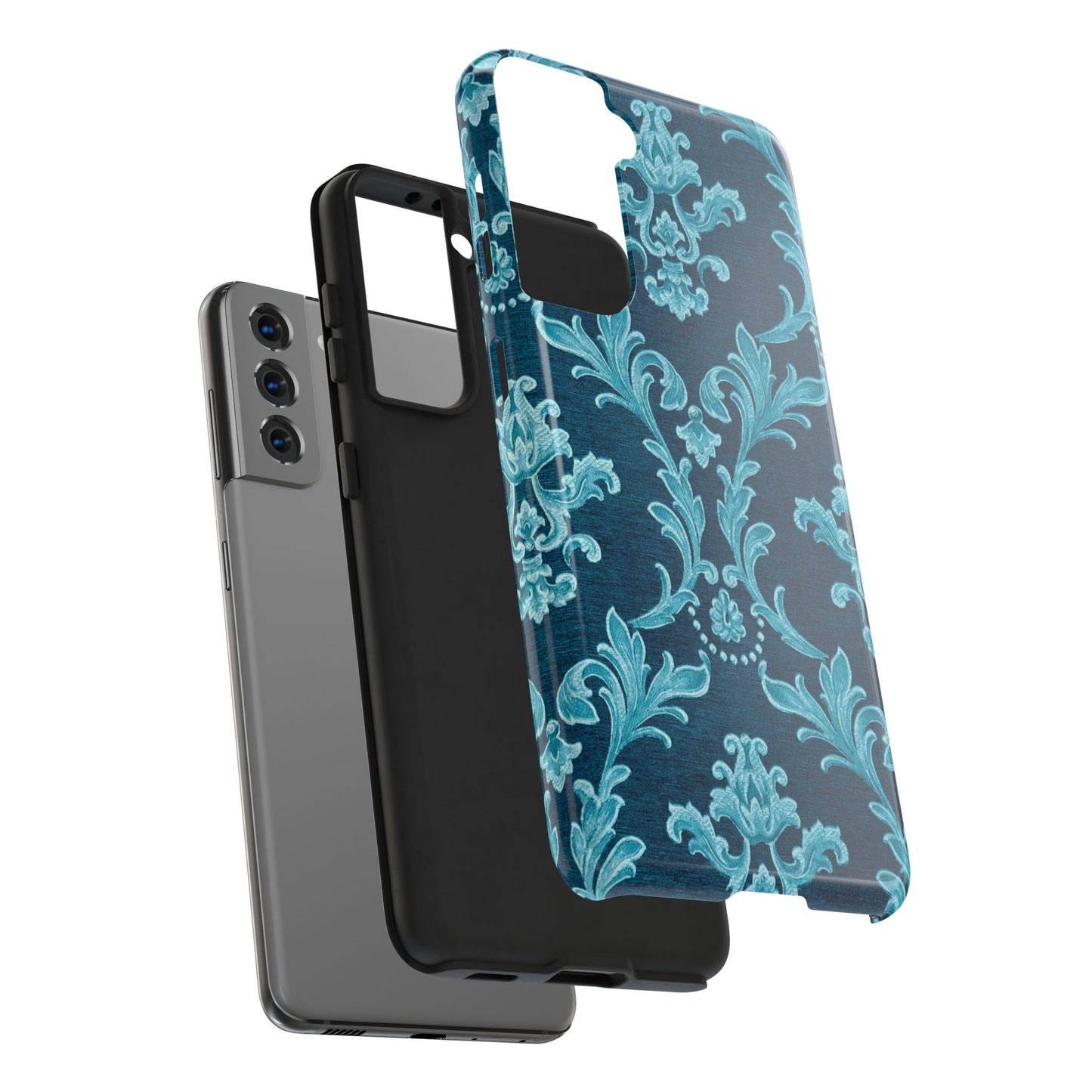Elegant Floral Tough Phone Cases, Stylish Tech Accessories, Durable Protection, Unique Gift Idea, Trendy Phone Cover