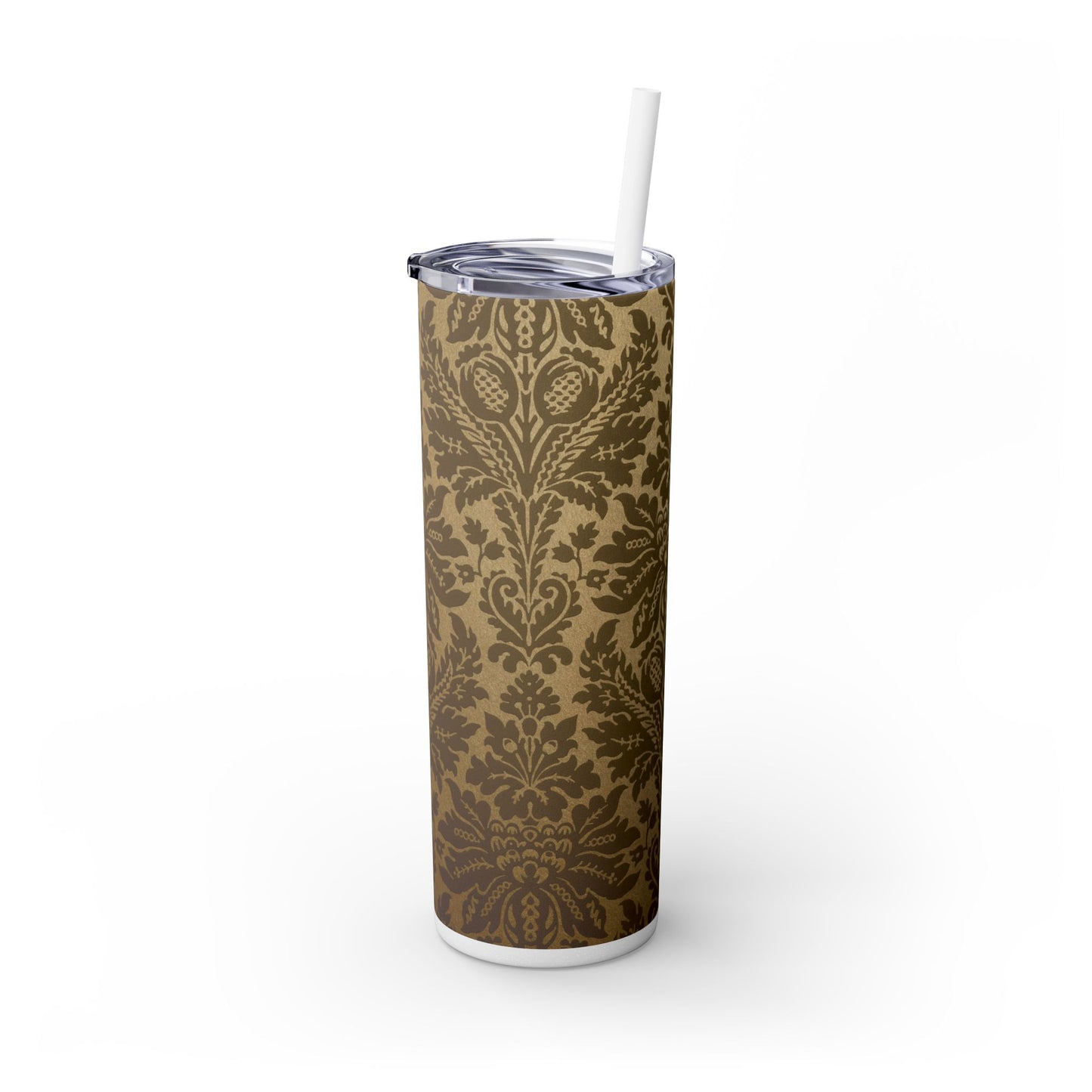 Elegant Vintage Skinny Tumbler with Straw, 20oz, Insulated Drinkware for Special Occasions, Home Office Accessory, Gift Idea, Travel [...]