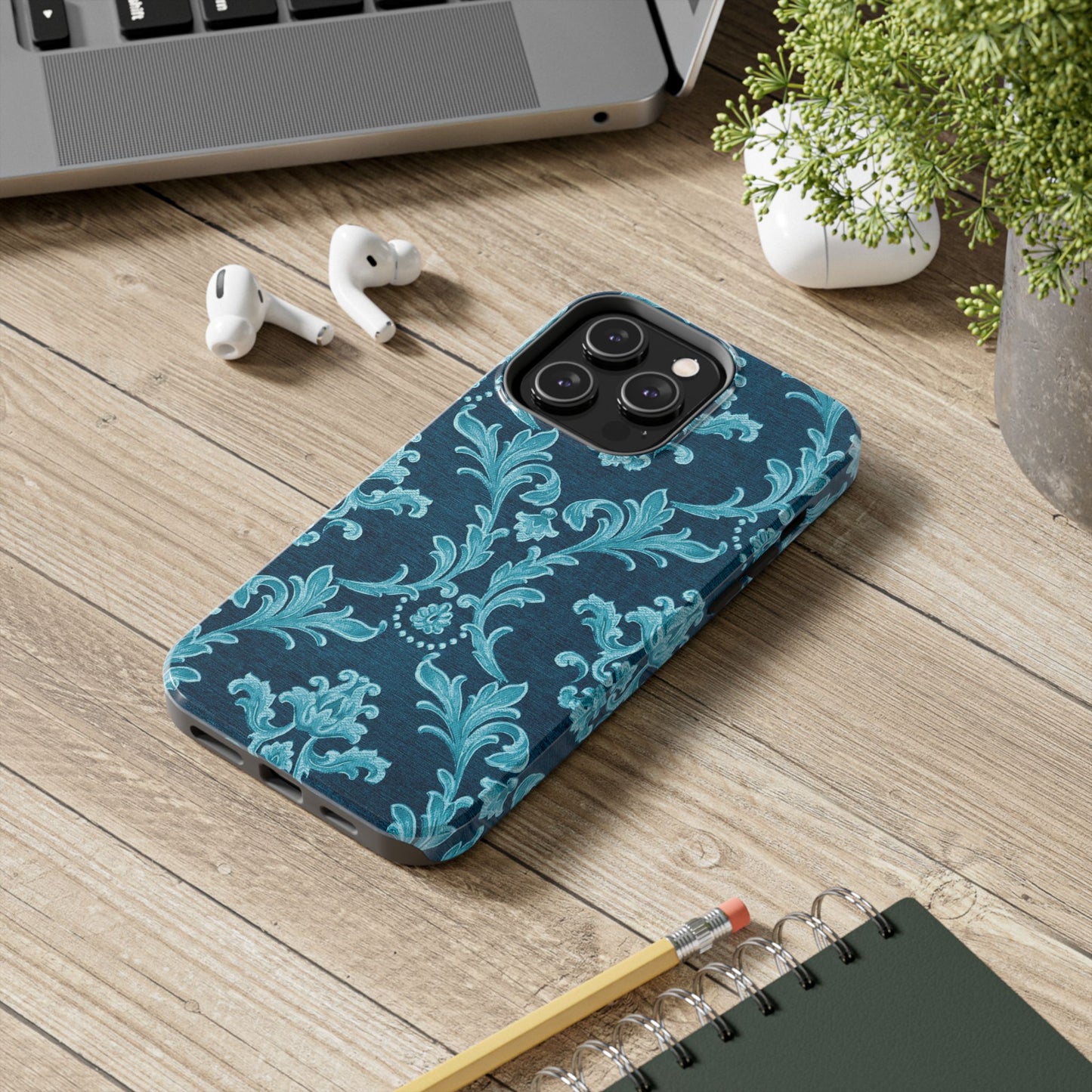 Elegant Floral Tough Phone Cases, Stylish Tech Accessories, Durable Protection, Unique Gift Idea, Trendy Phone Cover