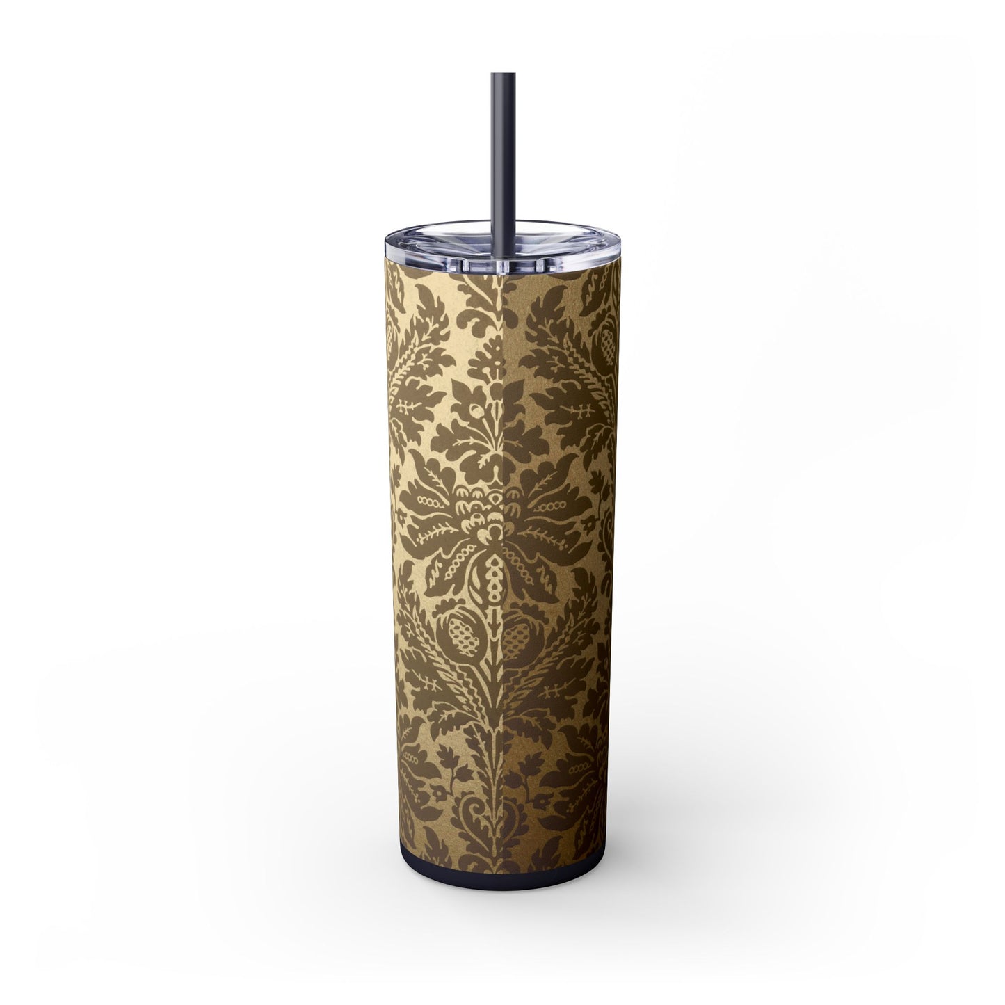Elegant Vintage Skinny Tumbler with Straw, 20oz, Insulated Drinkware for Special Occasions, Home Office Accessory, Gift Idea, Travel [...]