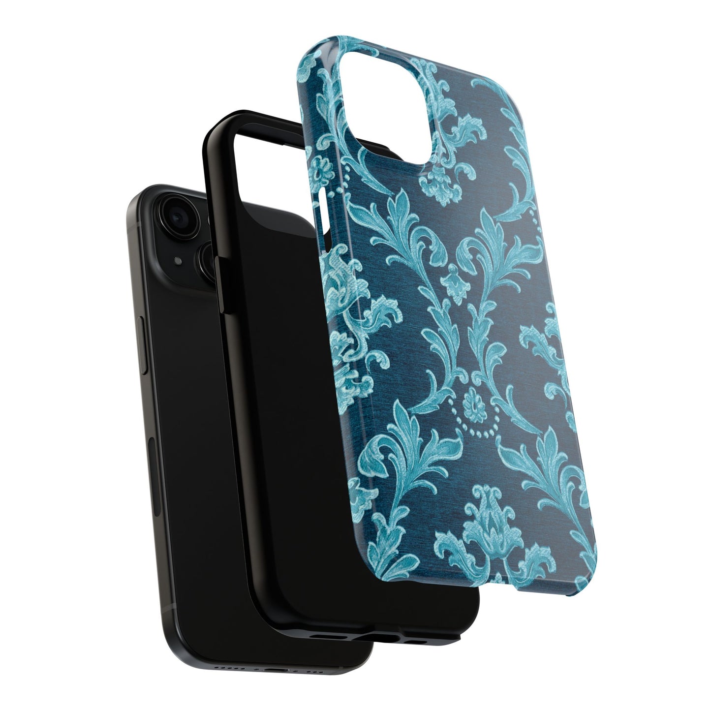 Elegant Floral Tough Phone Cases, Stylish Tech Accessories, Durable Protection, Unique Gift Idea, Trendy Phone Cover