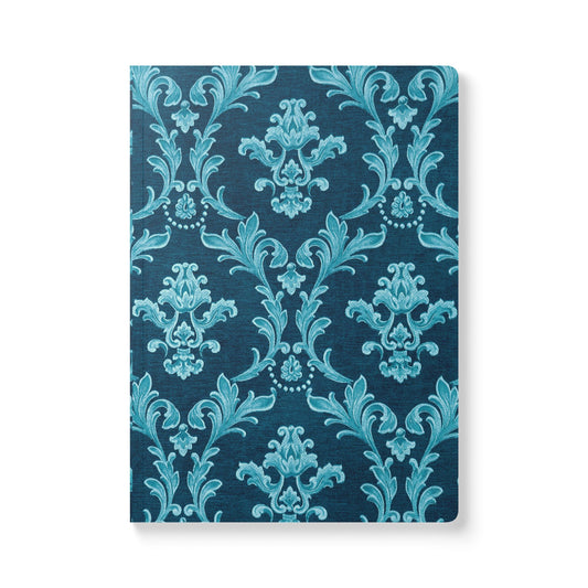 Elegant Floral Softcover Journal, Vintage Style Notebook, Writing Diary, Gift for Writers, Journaling, Home Decor