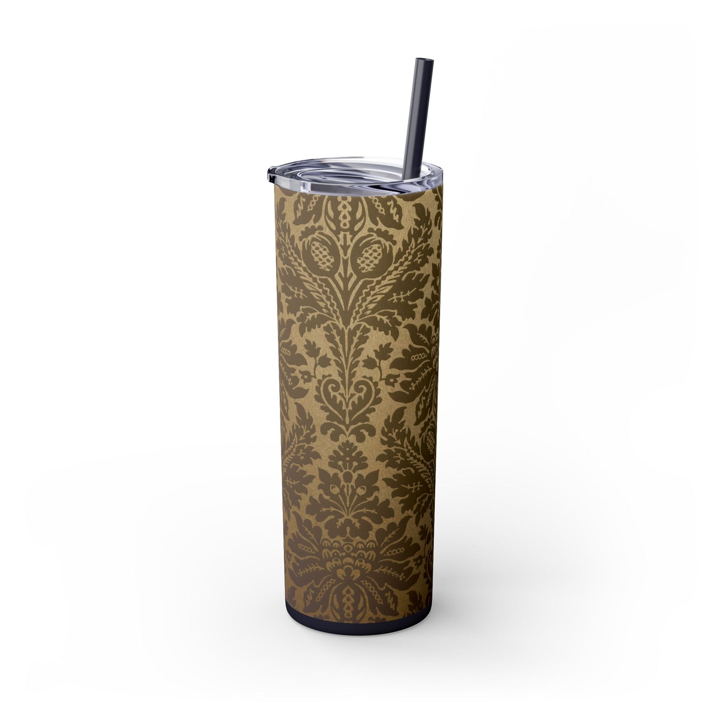 Elegant Vintage Skinny Tumbler with Straw, 20oz, Insulated Drinkware for Special Occasions, Home Office Accessory, Gift Idea, Travel [...]