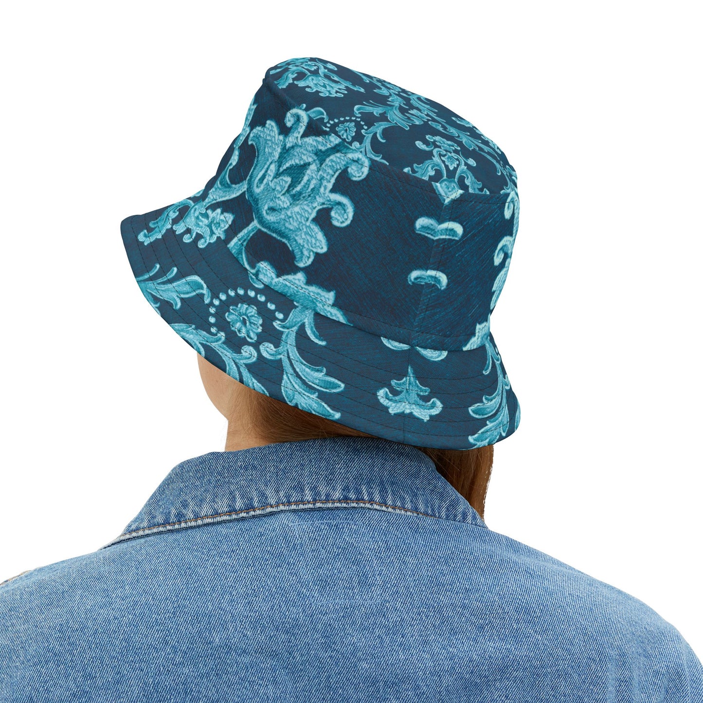 Elegant Floral Bucket Hat, Stylish Summer Hat, Unique Gift for Fashion Lovers, Trendy Accessories, Beachwear, Festival Hat