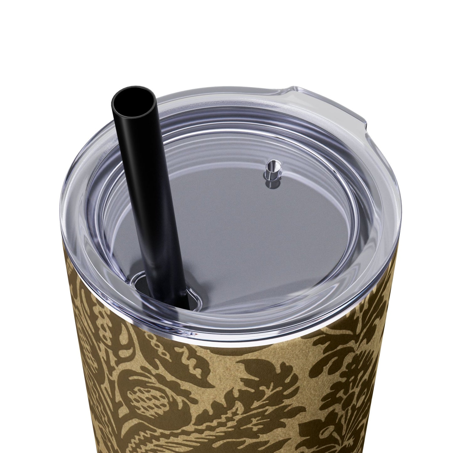Elegant Vintage Skinny Tumbler with Straw, 20oz, Insulated Drinkware for Special Occasions, Home Office Accessory, Gift Idea, Travel [...]