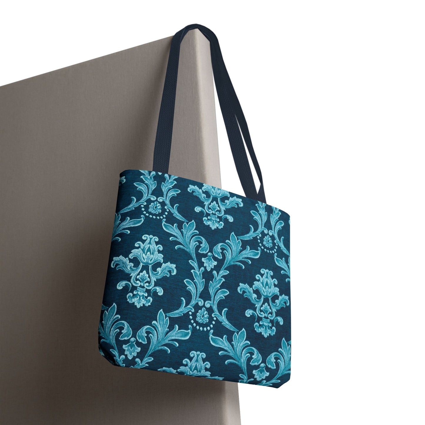Elegant Floral Tote Bag, Reusable Shopping Bag, Eco-Friendly Carryall, Beach Tote, Gift for Her