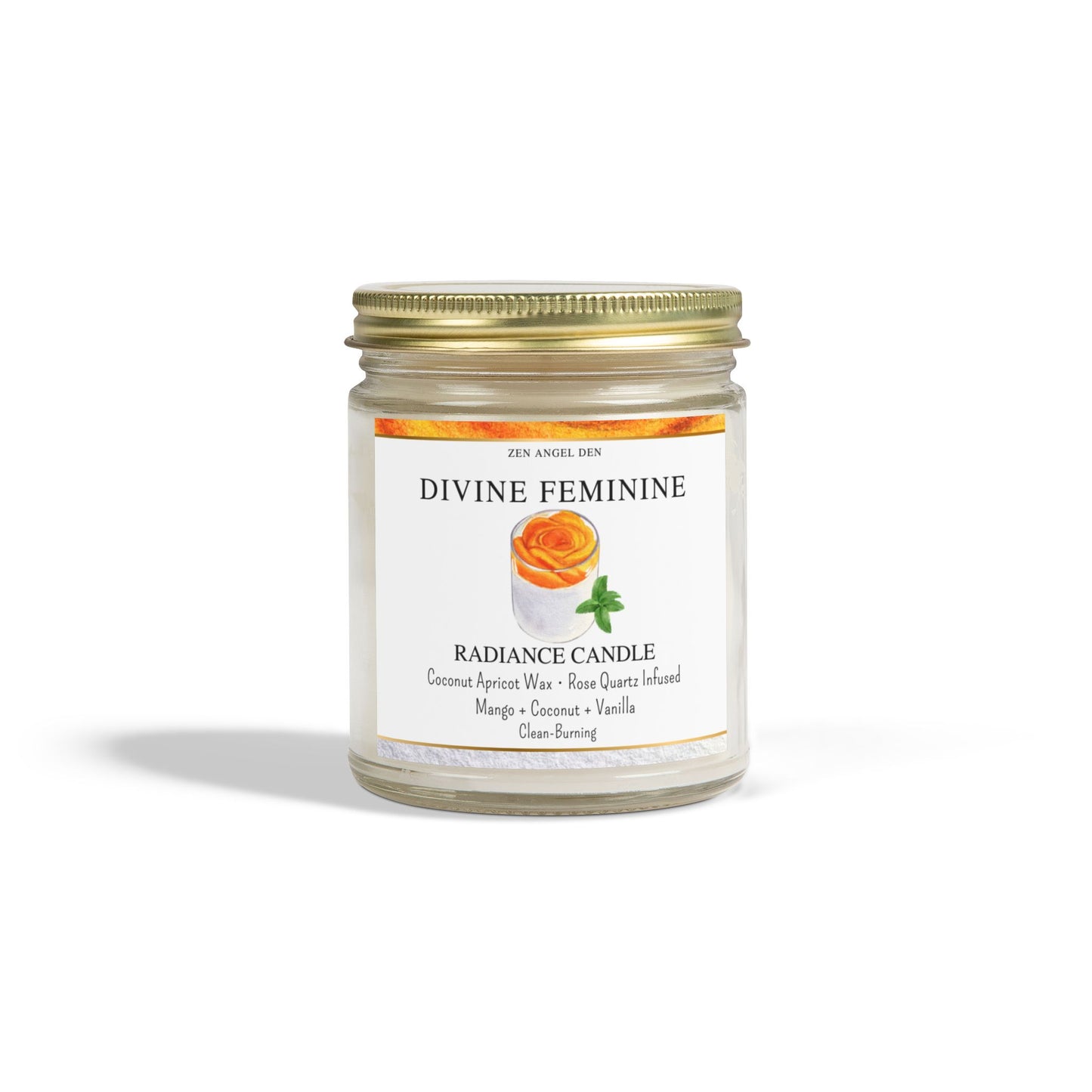 Scented Candles, Coconut Apricot Wax (4oz, 9oz)