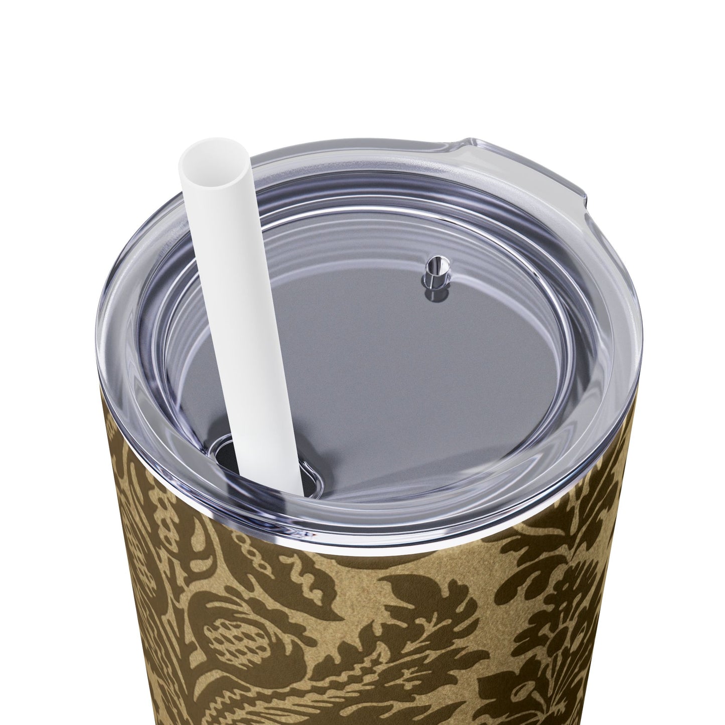 Elegant Vintage Skinny Tumbler with Straw, 20oz, Insulated Drinkware for Special Occasions, Home Office Accessory, Gift Idea, Travel [...]