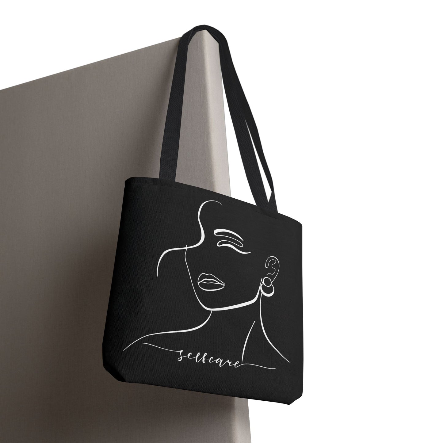 Stylish Self-Care Tote Bag, Minimalist Fashion Accessory, Gift for Her, Everyday Use, Self-Love Inspirational Bag