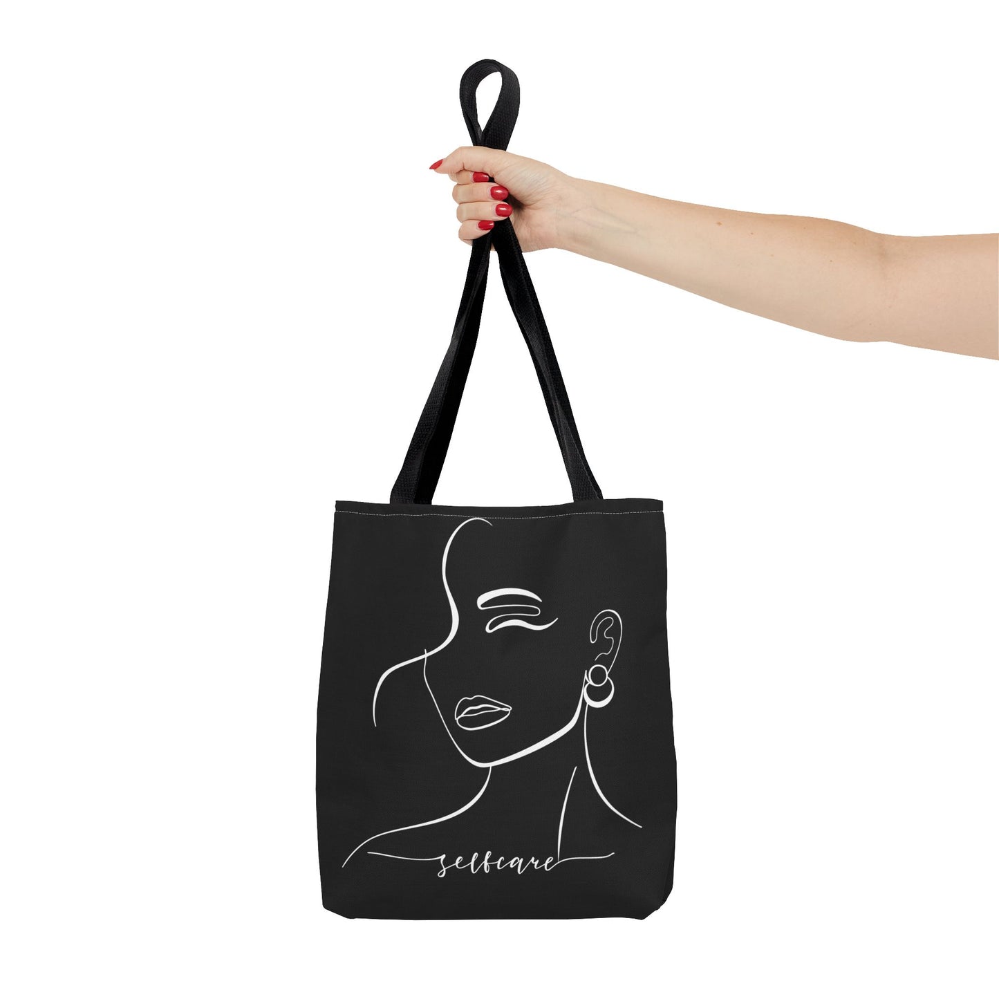 Stylish Self-Care Tote Bag, Minimalist Fashion Accessory, Gift for Her, Everyday Use, Self-Love Inspirational Bag