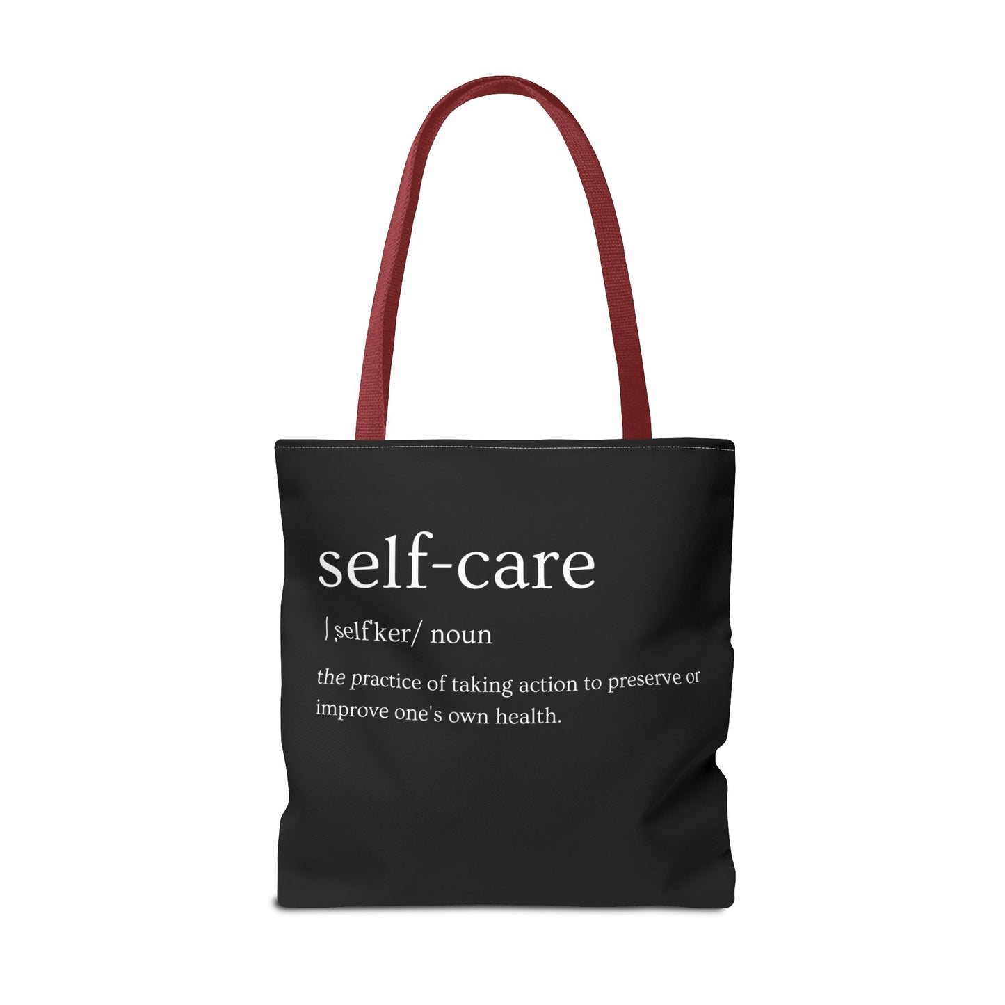 Stylish Self-Care Tote Bag, Minimalist Fashion Accessory, Gift for Her, Everyday Use, Self-Love Inspirational Bag