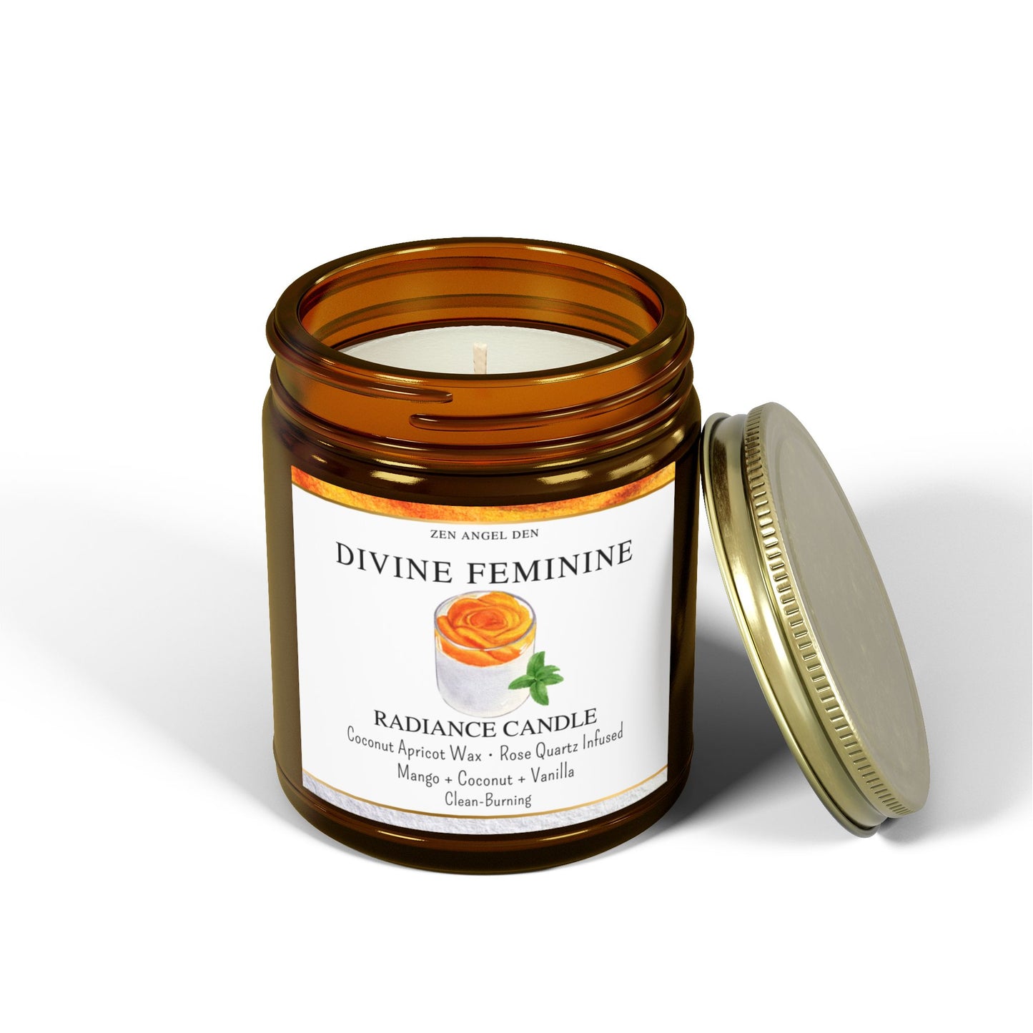 Scented Candles, Coconut Apricot Wax (4oz, 9oz)