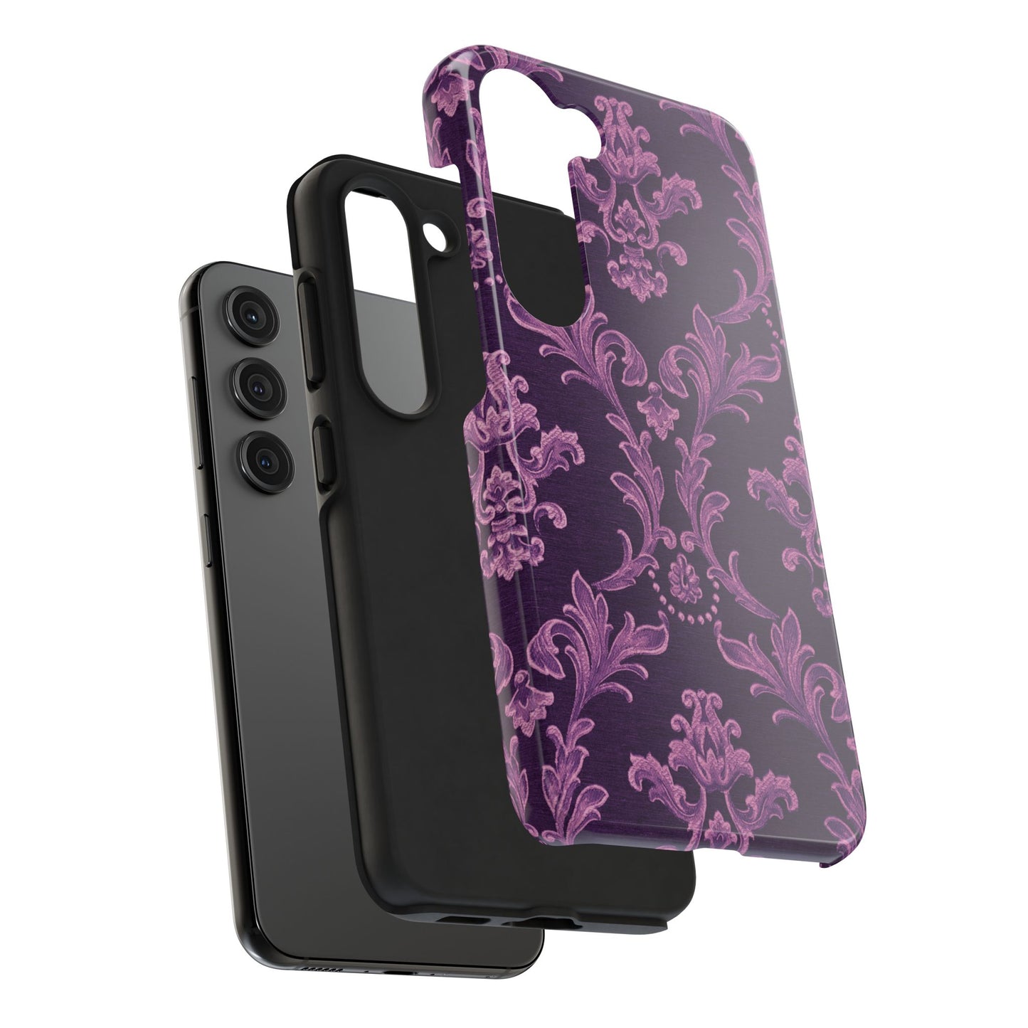 Elegant Floral Tough Phone Cases - Stylish Protection for Everyday Use, Ideal Gift for Tech Lovers, Birthday, Holiday, and Special Occasions