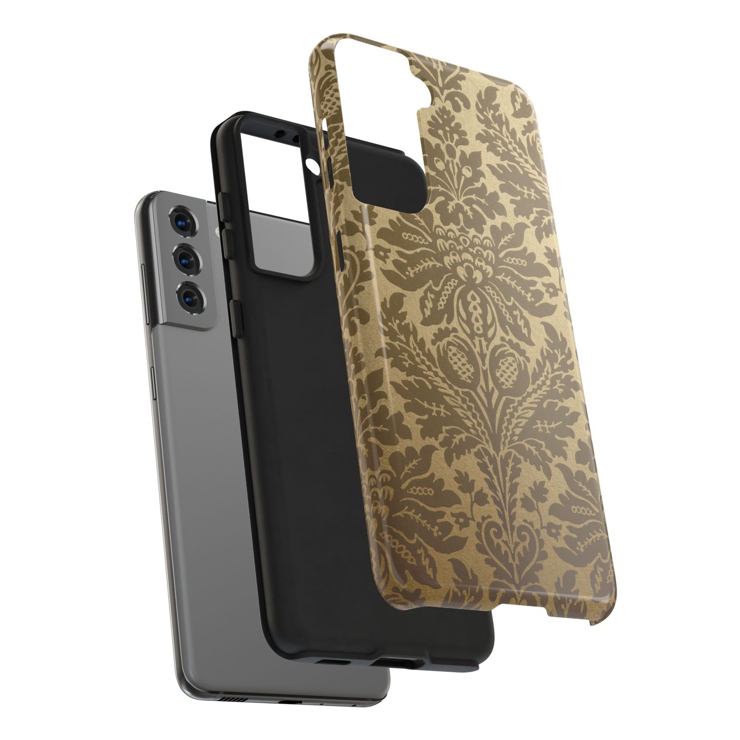 Elegant Floral Tough Phone Cases, Stylish Protective Covers, Gift for Her, Birthday, Anniversary, Luxe Design, Phone Accessories