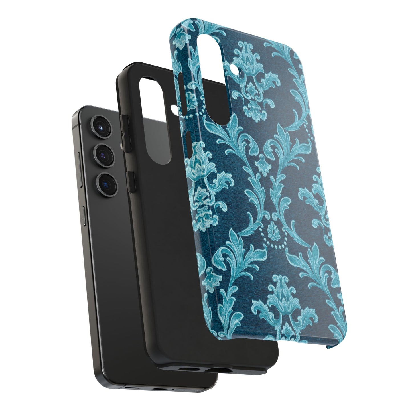Elegant Floral Tough Phone Cases, Stylish Tech Accessories, Durable Protection, Unique Gift Idea, Trendy Phone Cover