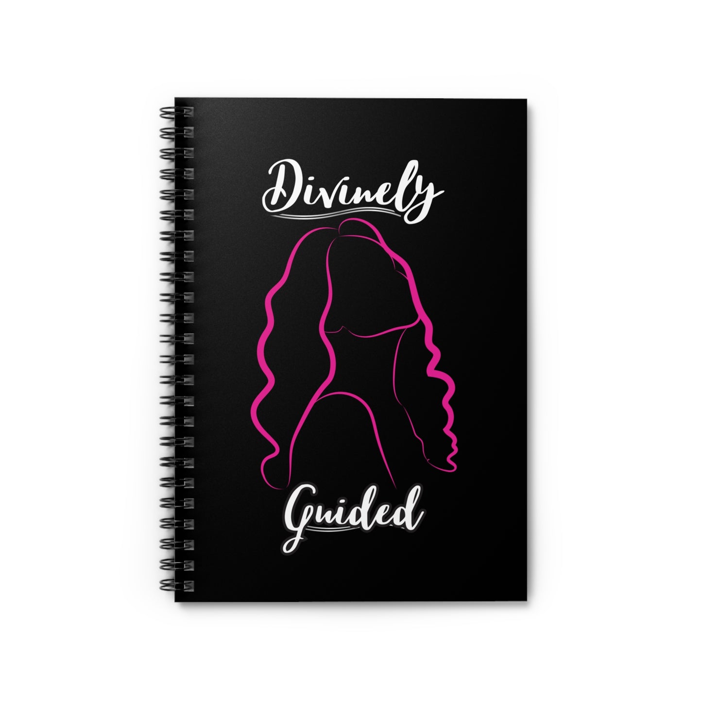 Divinely Guided Spiral Notebook | Inspirational Journal, Gifts for Her, Empowerment Stationery, Creative Writing, Self-Care Diary
