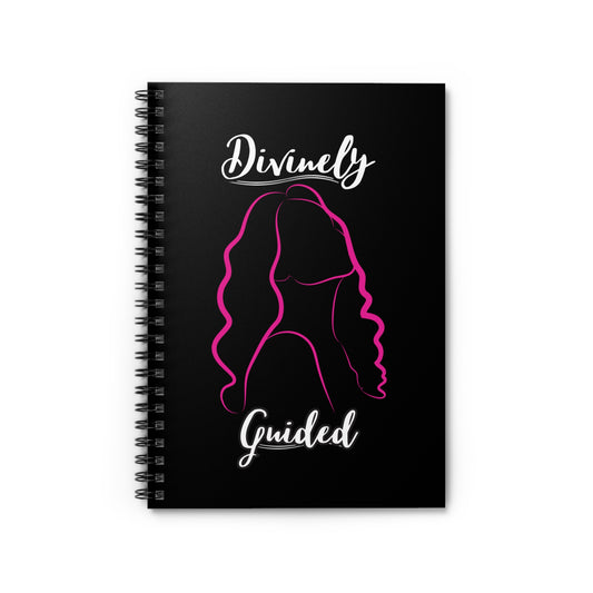 Divinely Guided Spiral Notebook | Inspirational Journal, Gifts for Her, Empowerment Stationery, Creative Writing, Self-Care Diary